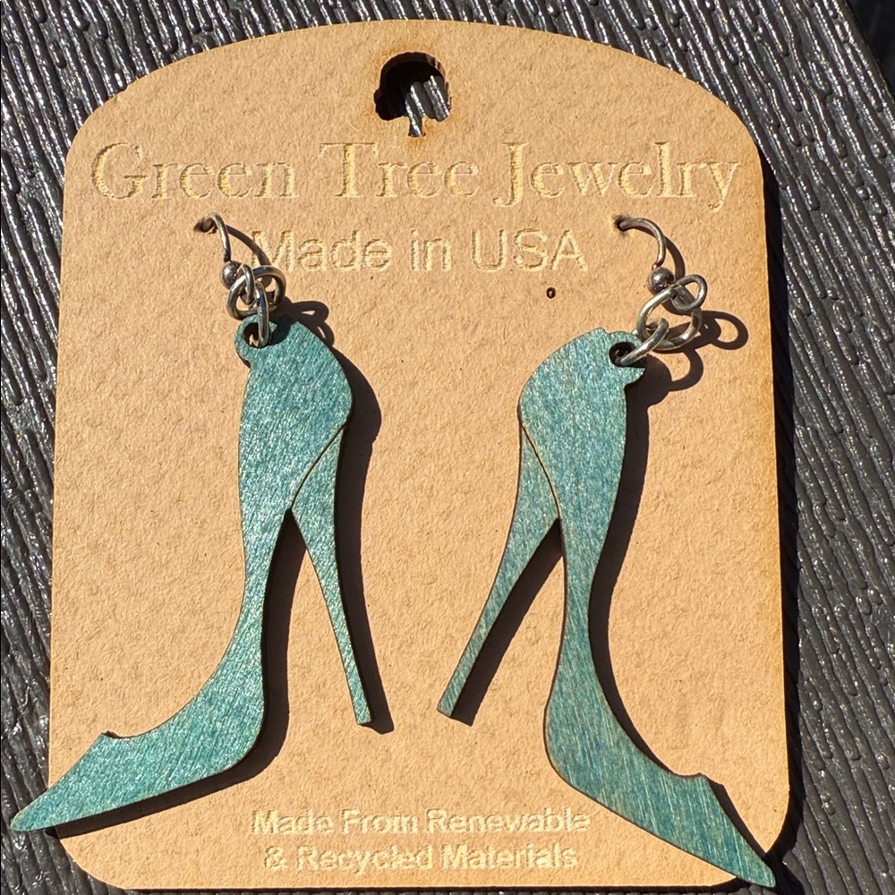 Green Tree Jewelry High Heel Earrings